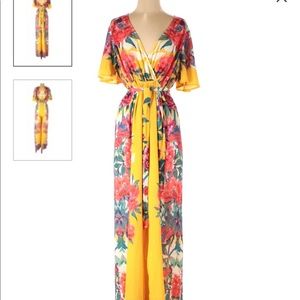 Flying tomato floral jumpsuit